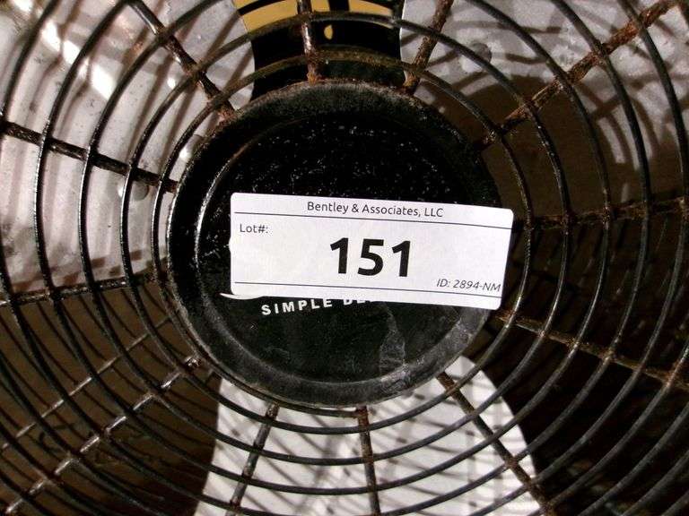 INDUSTRIAL FLOOR FAN - RUSTY