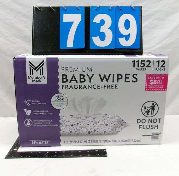 PREMIUM BABY WIPES, FRAGRANCE FREE