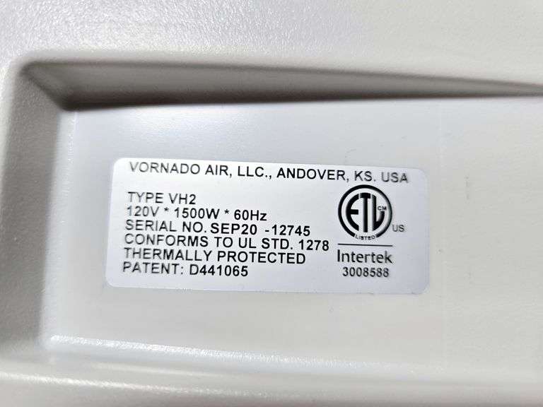 VORNADO SPACE HEATER D441065