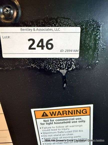 BLACK METAL FOLDABLE CHAIRS W/ CUSHIONS (5X MONEY)