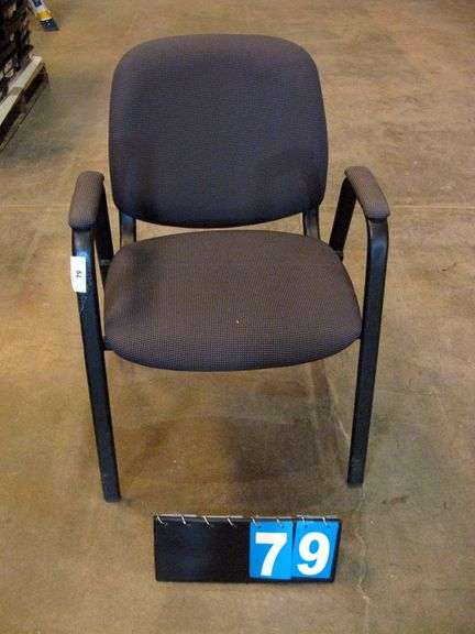 FABRIC UPHOLSTERED GUEST CHAIRS, QTY 2