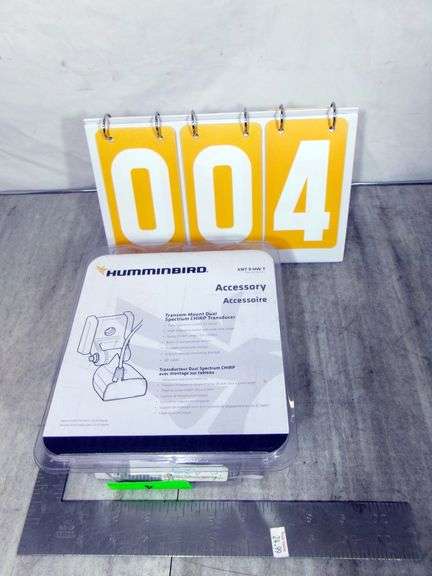 HUMMINBIRD TRANSON MOUNT DUAL SPECTRUM TRANDUCER