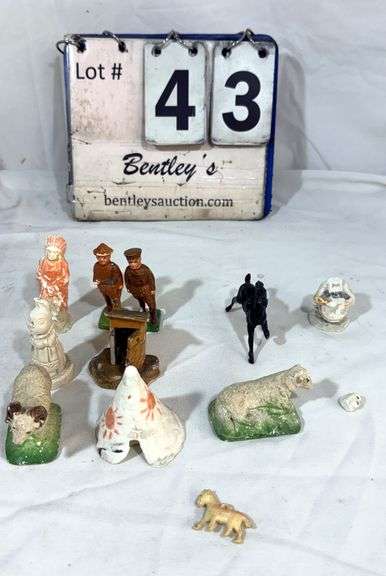 BIN: ASSORTED FIGURINES