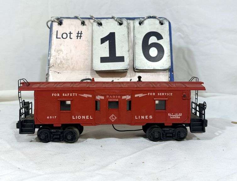LIONEL 6517 O-GAUGE BAY WINDOW CABOOSE
