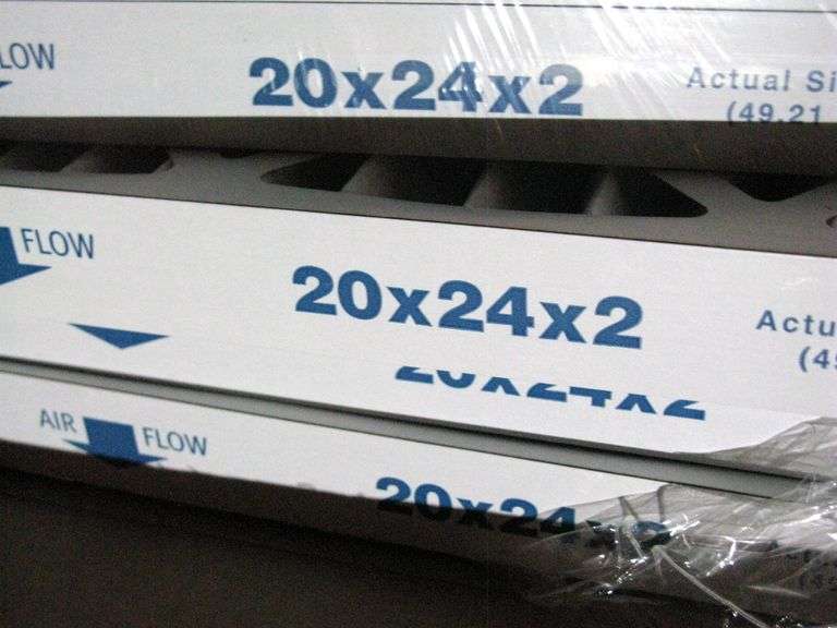 AIR FILTERS, 20X24X2, QTY 11