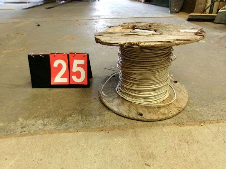 SPOOL: 10 AWG COPPER WIRE - GROSS WEIGHT 36 LBS