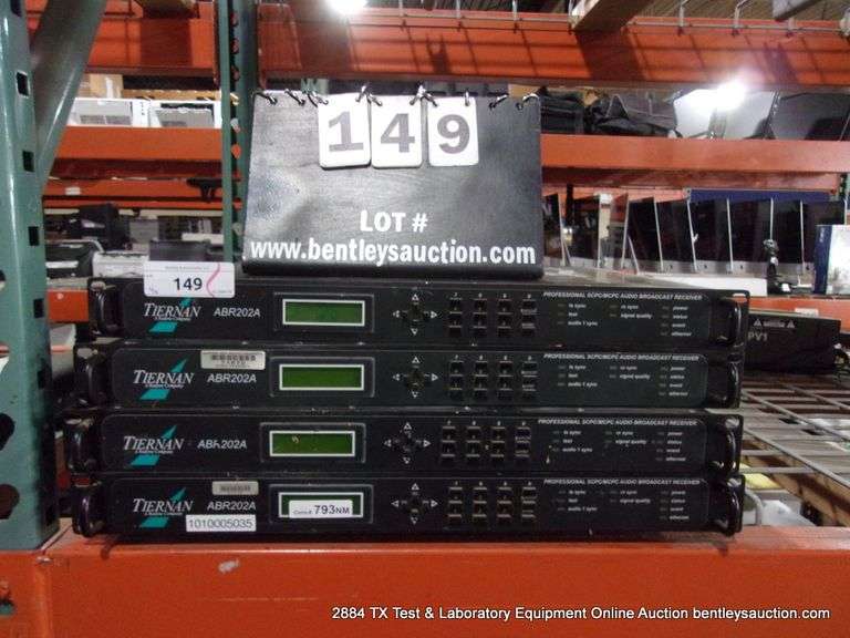 TIERNAN ABR202A AUDIO BROADCAST RECEIVERS (4X MONEY)