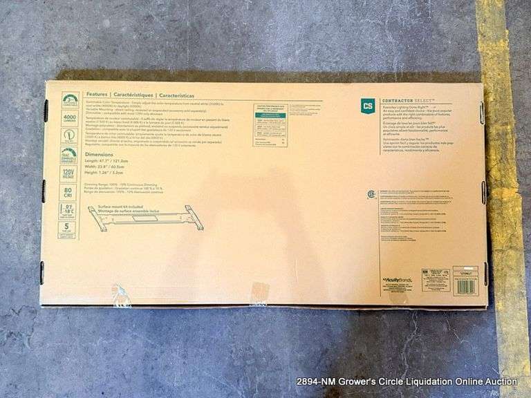 CPANL LED FLAT LUMINAIRE SWITCHABLE WHITE