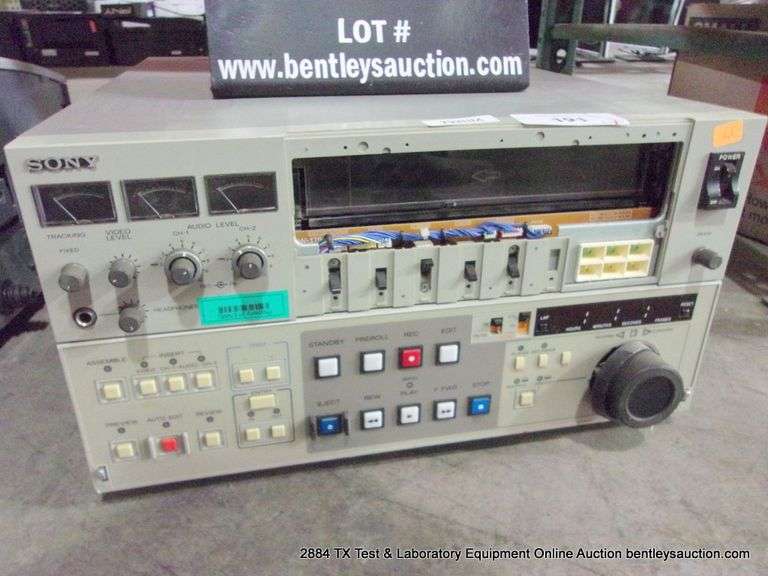 SONY COMMERCIAL VIDEO RECORDER