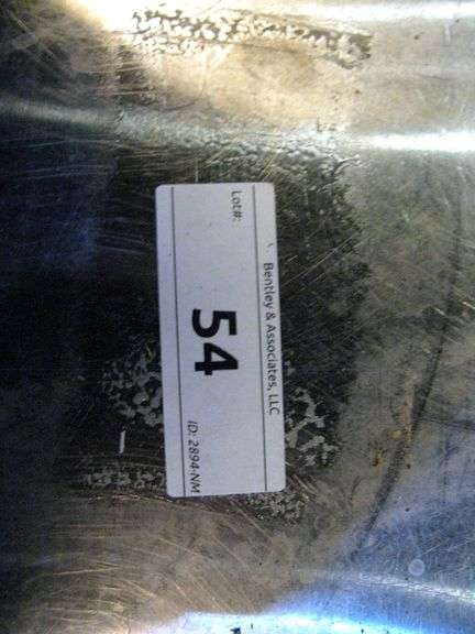 STAINLESS STEEL TABLE, 5X3X3