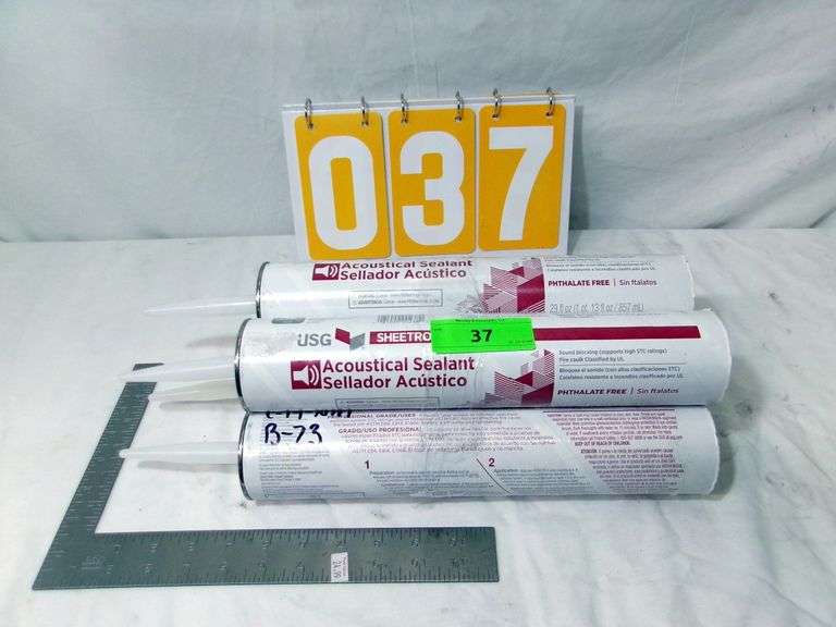 4 - ACOUSTICAL SEALANT - SOUND BLOCKING CAULK - 4 X MONEY