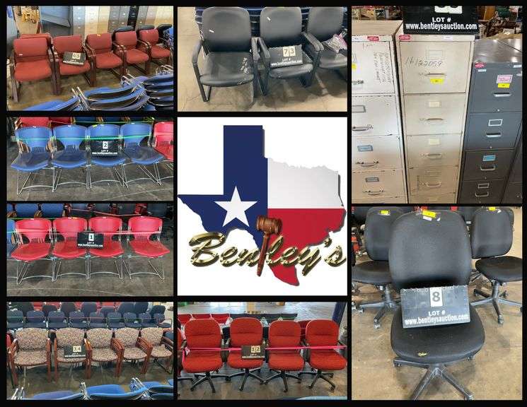 2830-TX Office Furniture Online Auction
