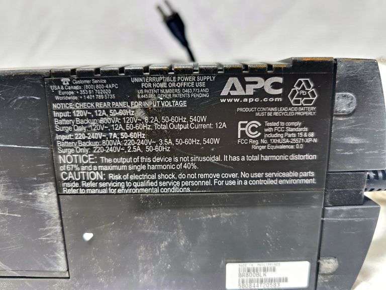 APC BACK-UPS BR800BLK