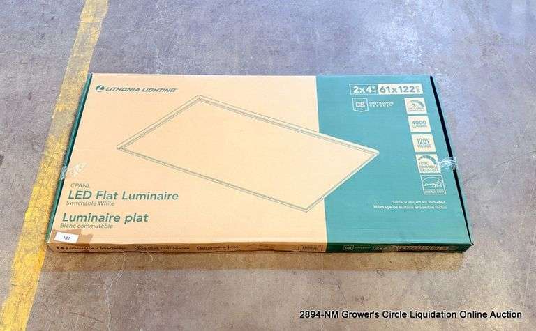 CPANL LED FLAT LUMINAIRE SWITCHABLE WHITE
