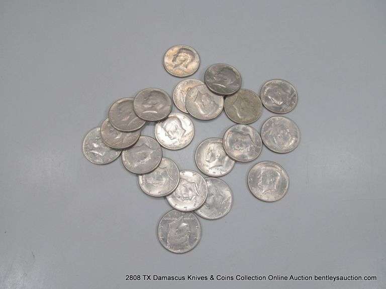 BAG: 20 1970'S KENNEDY 1/2 DOLLAR COINS - Bentley & Associates, LLC