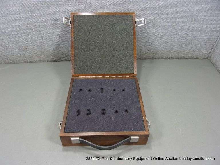 CUSTOM WOOD EQUIPMENT STORAGE CASE, 10" X 10" X 3"