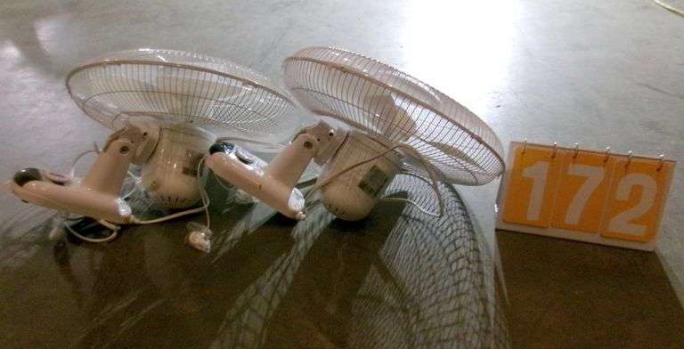 HURRICANE SUPREME 16IN. WALL MOUNT FAN, QTY 2