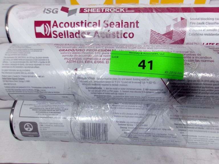 4 - ACOUSTICAL SEALANT - SOUND BLOCKING CAULK - 4 X MONEY