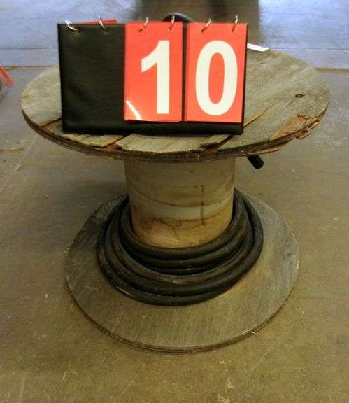 SPOOL: 4/4 AWG COPPER WIRE - GROSS WEIGHT 42 LBS