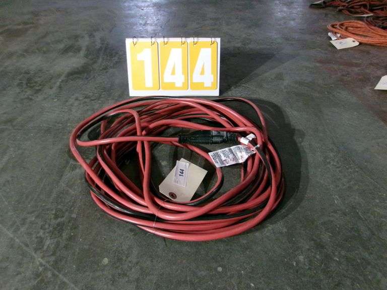BLACK/RED EXTENSION CORD