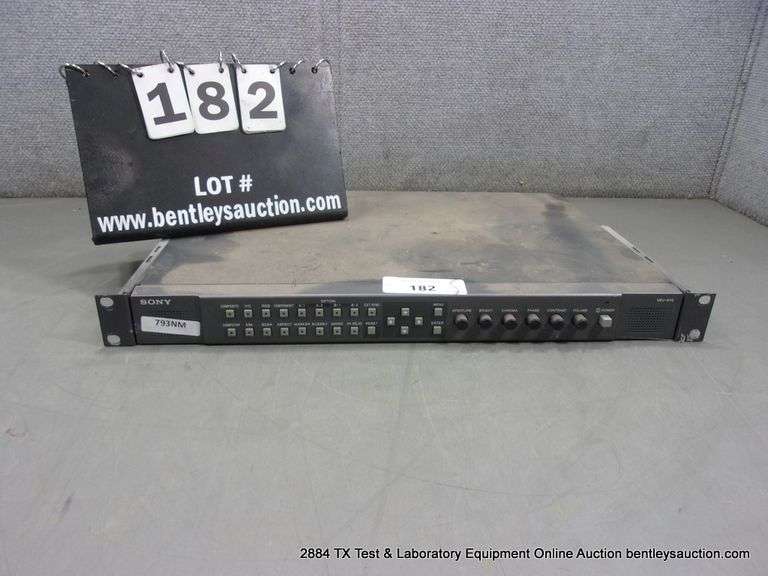 SONY MEU-WXZ VIDEO ANALYZER