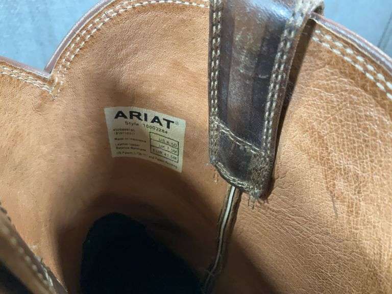 ARIAT HERITAGE ROPER WESTERN BOOTS, 8.5D