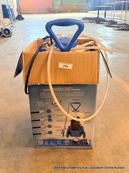 RAINMAKER 5 GALLON MULTI-PURPOSE BATTERY POWERED SPRAYER