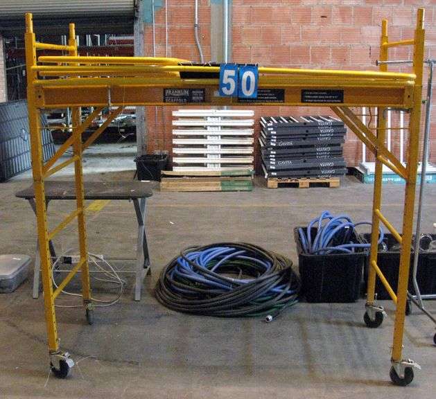 FRANKLIN HEAVY DUTY SCAFFOLD, 28-1/8W X 66-1/2L