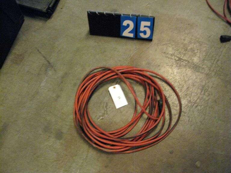 BLACK & RED EXTENSION CORD