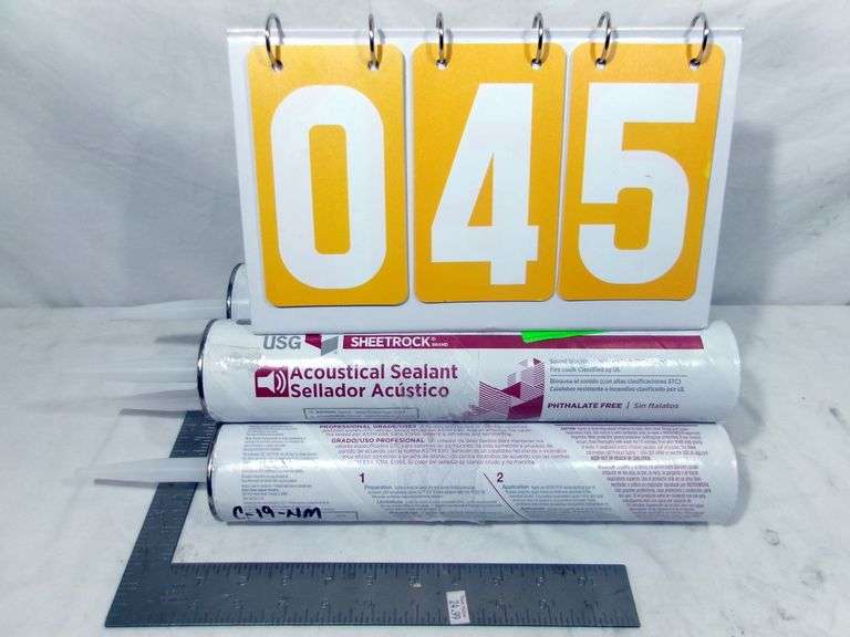 4 - ACOUSTICAL SEALANT - SOUND BLOCKING CAULK - 4 X MONEY