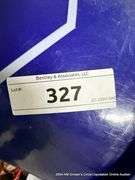 BLACK TOTE W/ MISC. ITEMS AND WATER PUMP