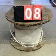 SPOOL: 4 AWG COPPER WIRE - GROSS WEIGHT 192 LBS