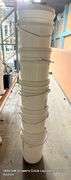 WHITE 5 GALLON BUCKETS, QTY 10