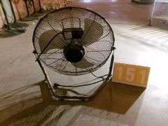 INDUSTRIAL FLOOR FAN - RUSTY