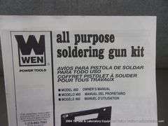 WEN 40/60 ELECTRIC SOLDERING GUN