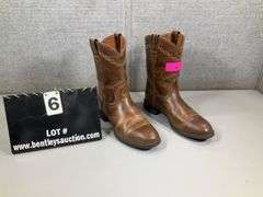 ARIAT HERITAGE ROPER WESTERN BOOTS, 8.5D