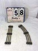 BIN: ASSORTED RAILROAD TRACK - CONTENTS ONLY!