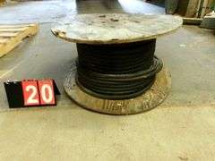 SPOOL: 8/5 AWG COPPER WIRE - GROSS WEIGHT 202 LBS