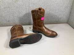 ARIAT HERITAGE ROPER WESTERN BOOTS, 8.5D