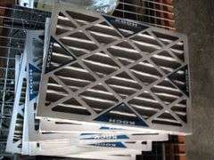 VARIOUS SIZES OF AIR FILTERS, QTY 16