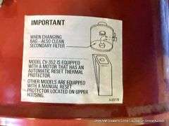 NUTONE MODEL CV-450 BUILT-IN CENTRAL CLEANING SYSTEM