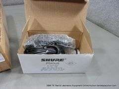BOX: ASSORTED SHURE WIRELESS MICROPHONE/BELTPACKS