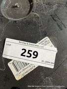 BLACK TOTE FULL OF LIDS