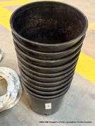 BLACK TOTE OF MISC. ITEMS