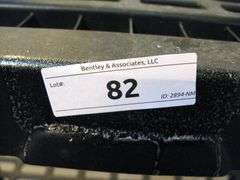 BLACK PLASTIC STORAGE SHELVING UNIT