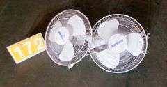 HURRICANE SUPREME 16IN. WALL MOUNT FAN, QTY 2