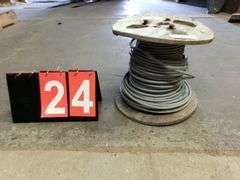 SPOOL: 4 AWG COPPER WIRE - GROSS WEIGHT 28 LBS