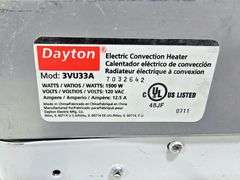 DAYTON SPACE HEATER, 3VU33A