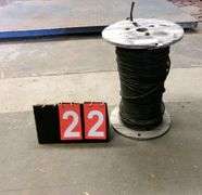 SPOOL: 16/2 WATER PROOF COPPER WIRE - GROSS WEIGHT 16 LBS