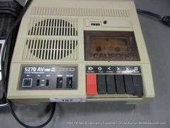 LOT: (1) HITACHI CASSETTE RECORDER, (1) CALIFONE AUDIO STATION